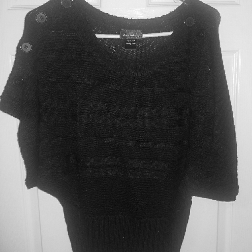 Black sweater/poncho